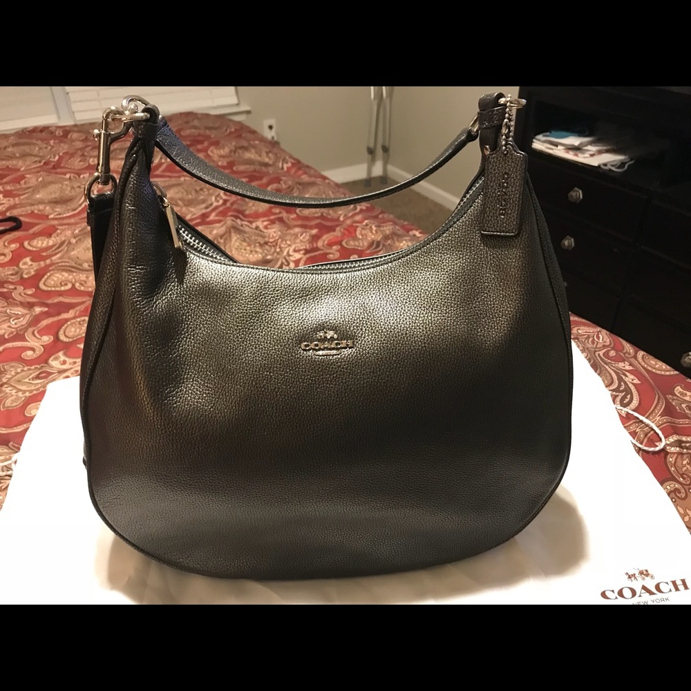 Coach pebble leather Harley hobo